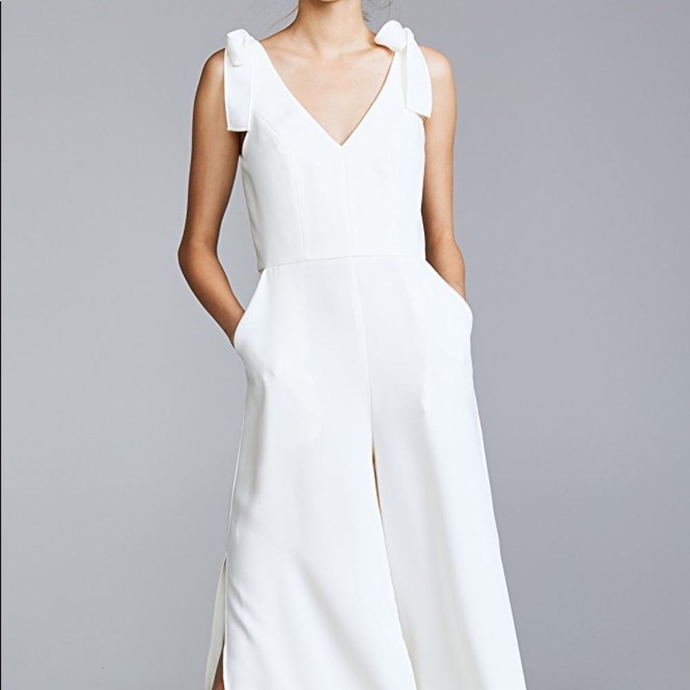 Amanda Uprichard white jumpsuit